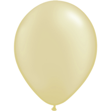 Luftballons Freie Farbwahl Ø 25 cm, Farbe Ballon: Creme (Druck 1-farbig)