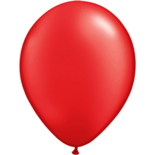 Luftballons Freie Farbwahl Ø 25 cm, Farbe Ballon: Rot (Druck 1-farbig)