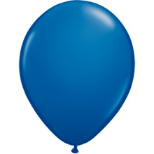 Luftballons Freie Farbwahl Ø 30 cm, Farbe Ballon: Blau (Druck 1-farbig)