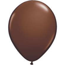 Luftballons Freie Farbwahl Ø 30 cm, Farbe Ballon: Braun (Druck 1-farbig)