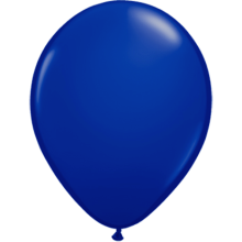 Luftballons Freie Farbwahl Ø 25 cm, Farbe Ballon: Dunkelblau (Druck 1-farbig)