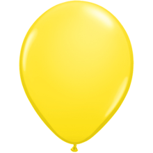 Luftballons Freie Farbwahl Ø 30 cm, Farbe Ballon: Gelb (Druck 1-farbig)