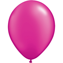 Luftballons Freie Farbwahl Ø 25 cm, Farbe Ballon: Pink (Druck 1-farbig)