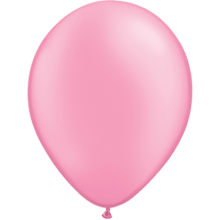 Luftballons Freie Farbwahl Ø 25 cm, Farbe Ballon: Rosa (Druck 1-farbig)