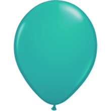 Luftballons Freie Farbwahl Ø 30 cm, Farbe Ballon: Türkis (Druck 1-farbig)