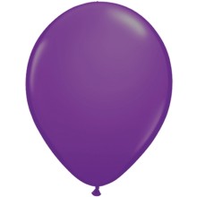 Luftballons Freie Farbwahl Ø 25 cm, Farbe Ballon: Violett (Druck 1-farbig)