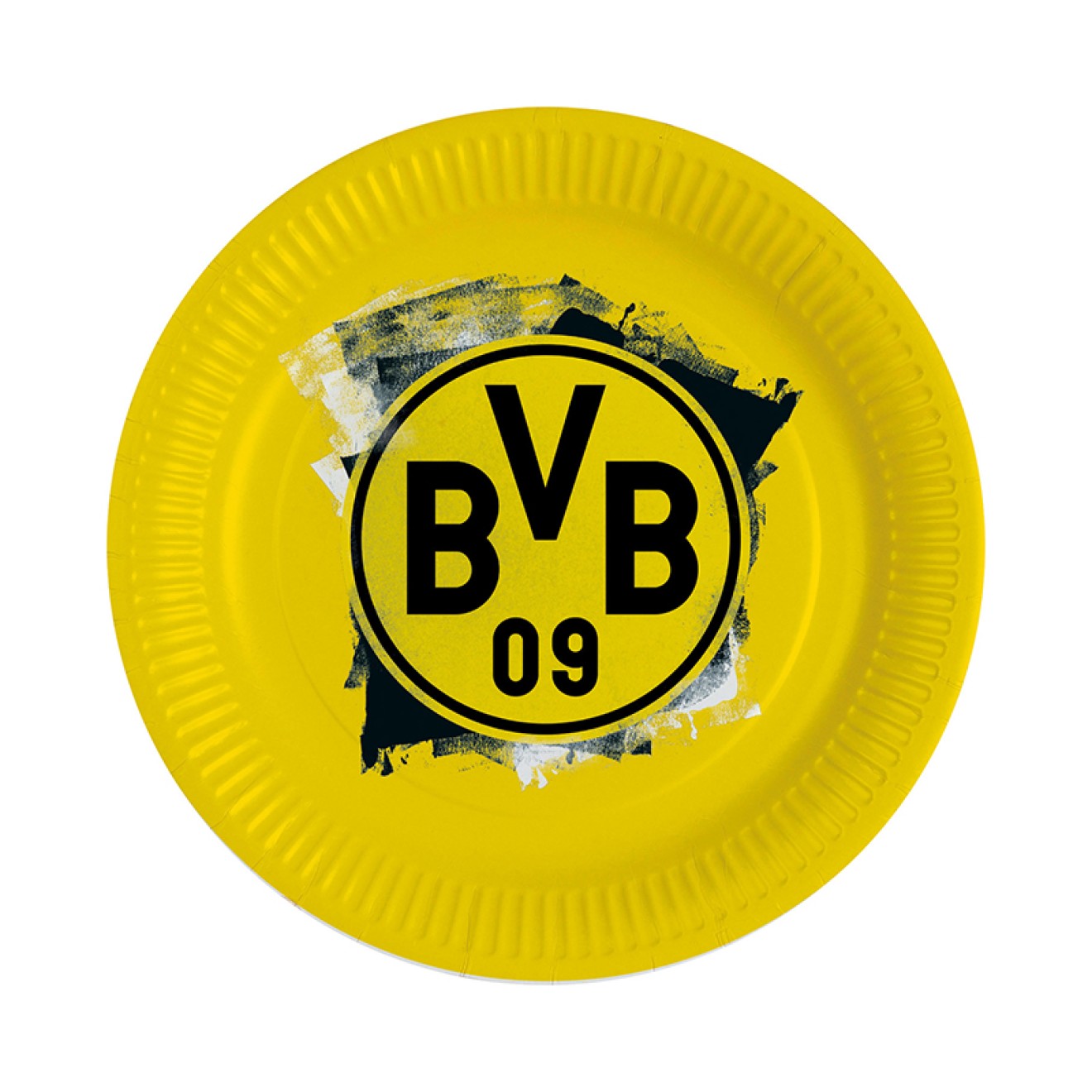 8 Pappteller - Ø 23cm - BVB Dortmund