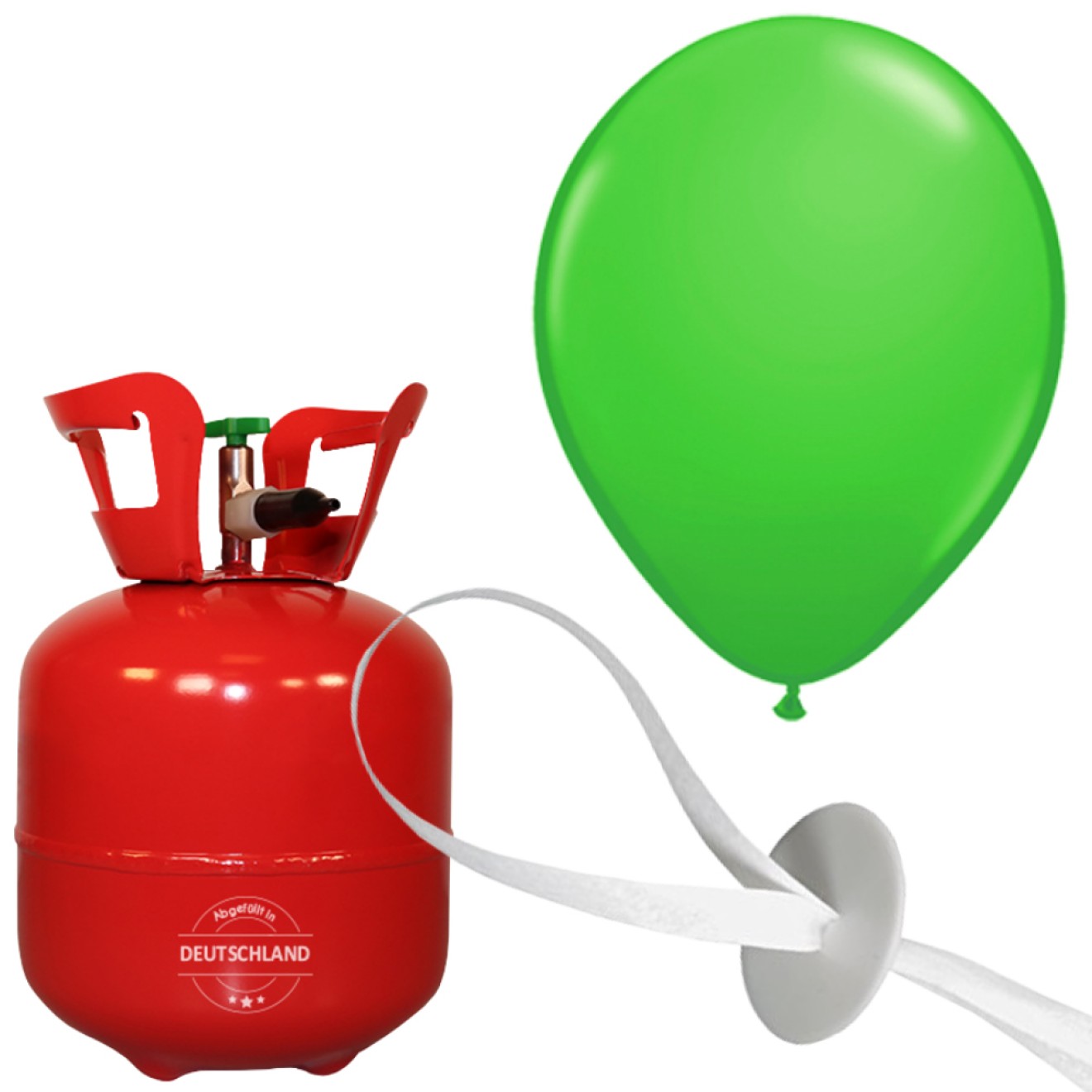 Helium-Set Luftballons Ø 25 cm - Limone