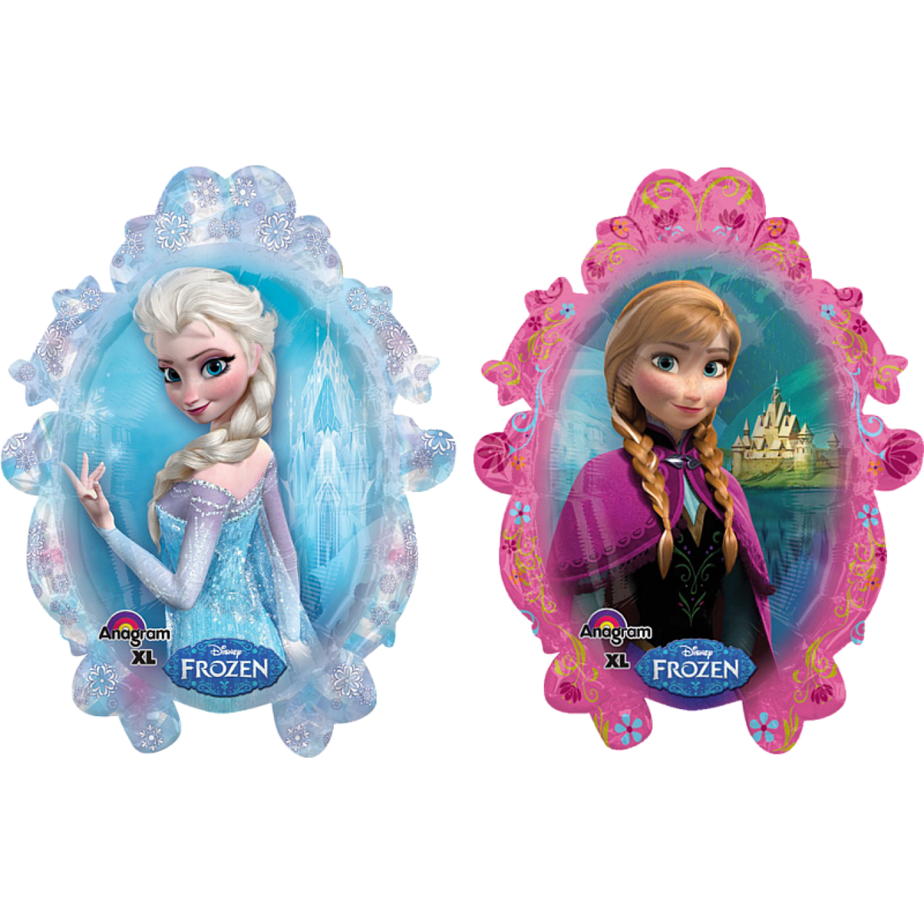 Folienballon Die Eiskönigin (Frozen) - Anna & Elsa 78 cm