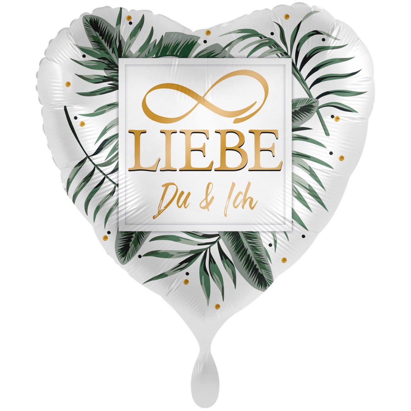 Folienballons Liebe - Du & Ich Ø 45 cm | luftballon.de