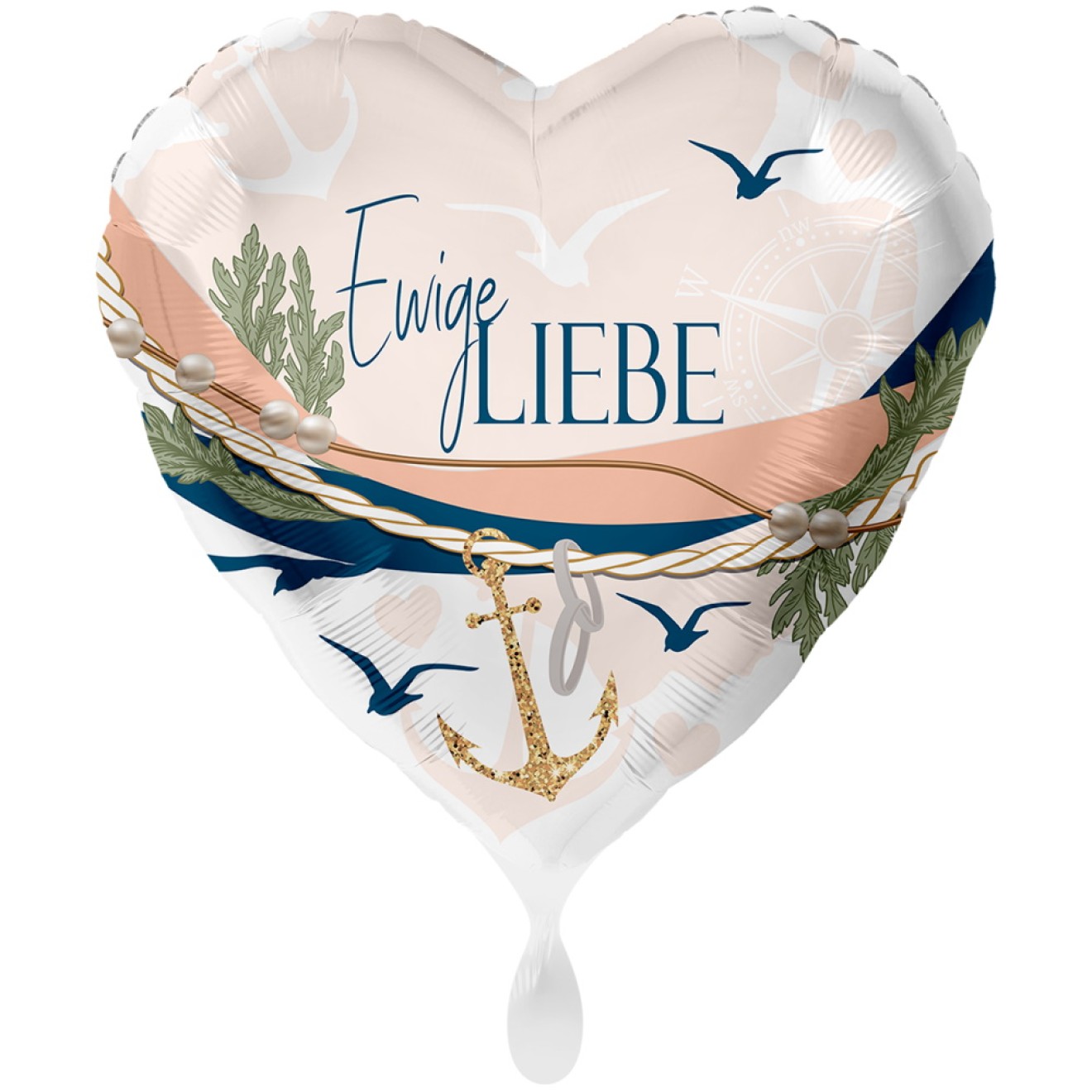 Folienballons Liebe - Ewige (Strand) Ø 45 cm | luftballon.de