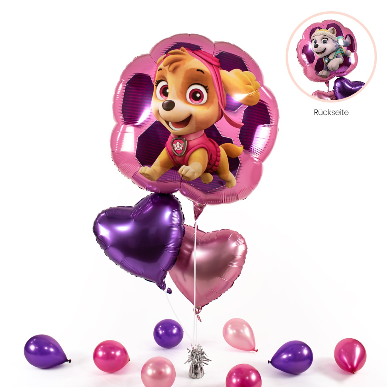 Heliumballon XXL in a Box - Paw Patrol Girls