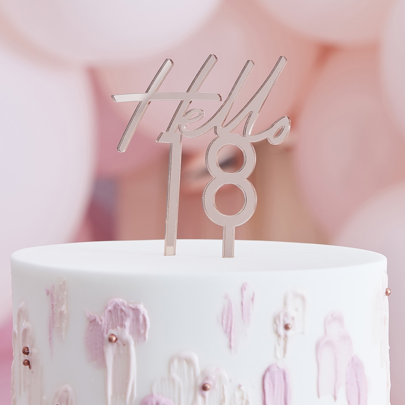 1 Cake Topper - Eighteen