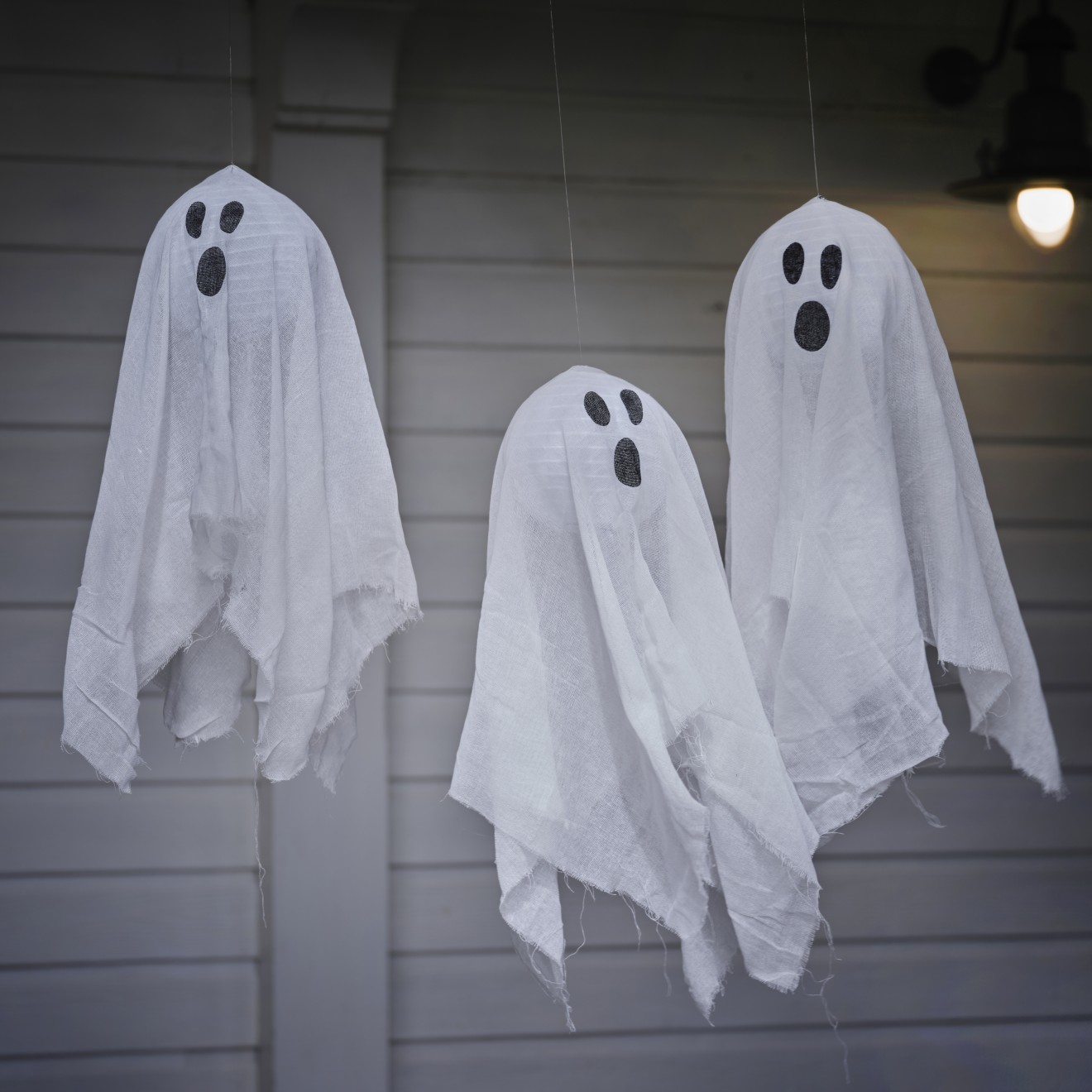 Hanging Decoration - Ghosts - White