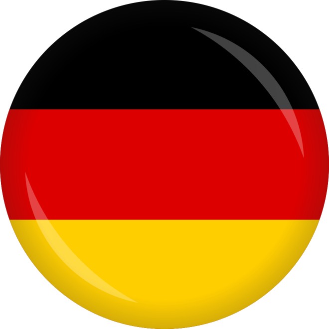 Button » Deutschland Flagge Ø 50 mm | Luftballon.de