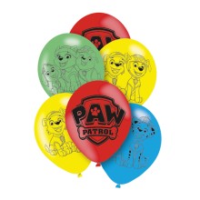 6 Motivballons - Ø 27,5cm - Paw Patrol 2022