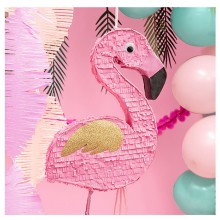 Pinata - Flamingo + 5 Gratis Luftballons Rosa Ø 30 cm