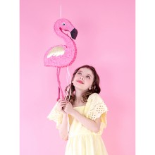 Pinata - Flamingo + 5 Gratis Luftballons Rosa Ø 30 cm