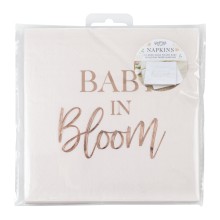 16 Napkins - Baby in Bloom - Foiled