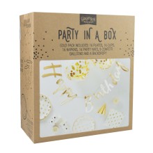 Party in a Box - Gold - 60 pieces