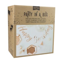 Party in a Box - Rose Gold - 60 pieces