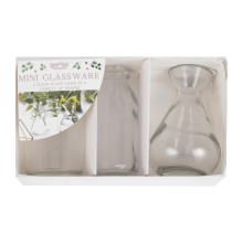 1 Decorations - Glass Bottle Set of Three