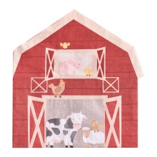 Napkin - Barn Shaped