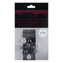 Balloon Door Kit - Enter If you Dare Bunting with Balloons - Black