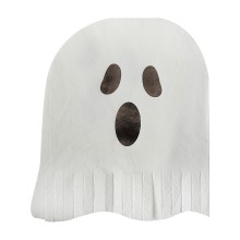 16 Napkin - Ghost - Fringe - Foiled