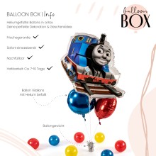 Heliumballon XXL in a Box - Thomas the Lok