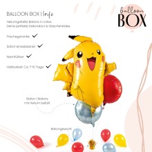 Heliumballon XXL in a Box - Pikachu