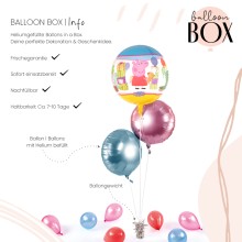 Heliumballon in a Box - Peppa Pig