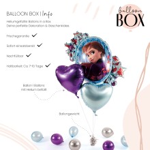 Heliumballon XXL in a Box - Frozen Anna & Elsa