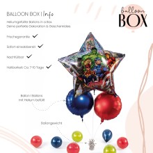 Heliumballon XXL in a Box - Marvel Avengers Power Unite