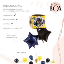 Heliumballon in a Box - Batman Würfel