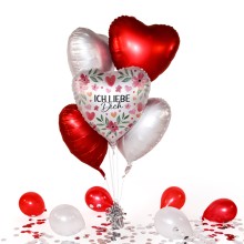 Heliumballon in a Box - Rosy Romance