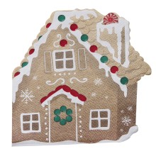 16 Paper Napkin - Ginger Bread Design