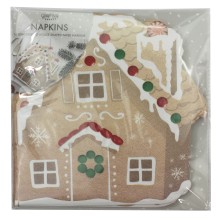 16 Paper Napkin - Ginger Bread Design