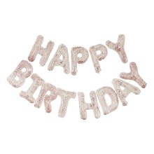 1 Clear Foil Letter Confetti Filled Balloons