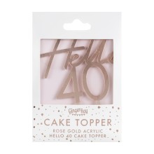 1 Cake Topper - Forty