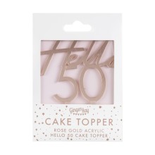 1 Cake Topper - Fifty