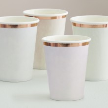 8 Cups - Pastel Reactive Glaze Effect- Mix Pack - Foiled