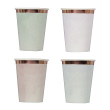 8 Cups - Pastel Reactive Glaze Effect- Mix Pack - Foiled