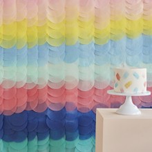 Backdrop - Tissue Paper Discs - Brights