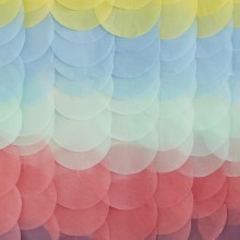 Backdrop - Tissue Paper Discs - Brights