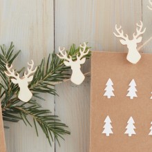 1 Card Holder - Stag Pegs