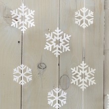 1 Garland - Snowflake