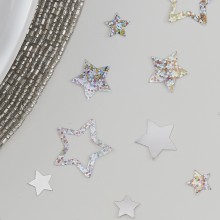 1 Confetti - Star Shaped - Silver