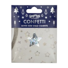 1 Confetti - Star Shaped - Silver