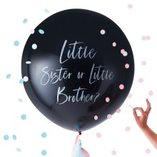 1 Balloon - 36" Little Sister or Little Brother